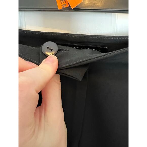 Lafayette 148 Women's 8P Wool Dress Pants Black Front Pleat Work Trousers Career - Picture 12 of 15